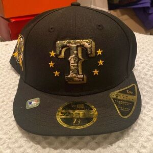 New Era 59 Fifty Salute To Service TX Rangers‎ Cap fitted 7 1/2